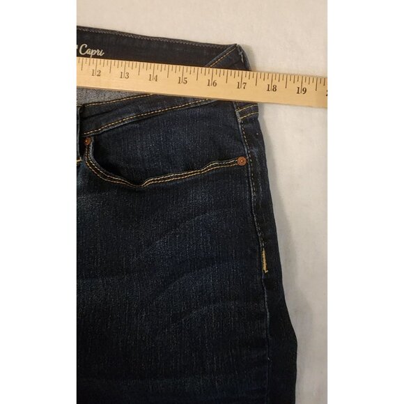 Signature Levi's strauss&co. modern capri denim jeans 16 - Picture 6 of 13